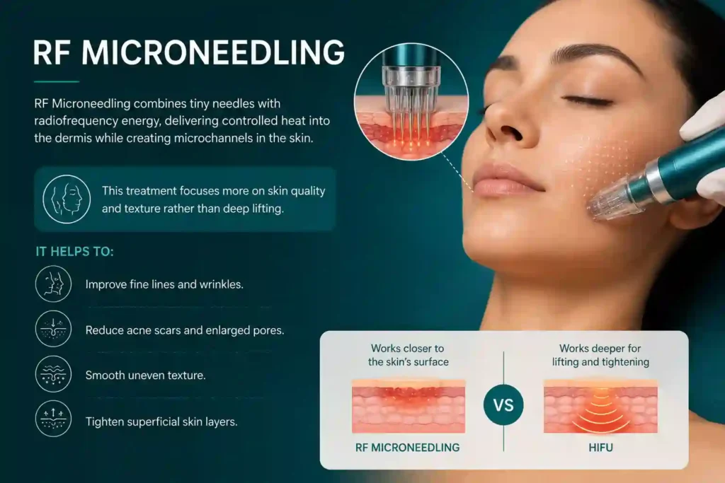 What Does RF Microneedling Do That HIFU Alone Cannot Oxshott