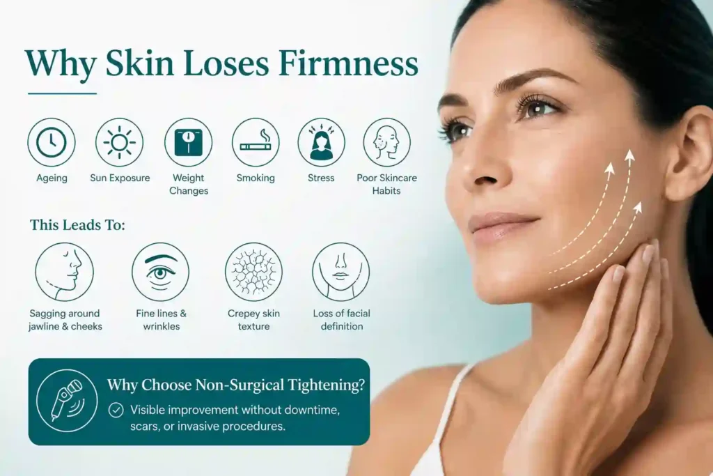 What Makes Skin Lose Firmness and Why Do People Seek Non-Surgical Tightening Oxshott?