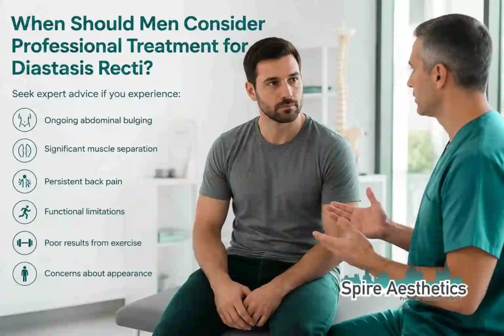 When Should Men Consider Professional Treatment for Diastasis Recti Oxshott?